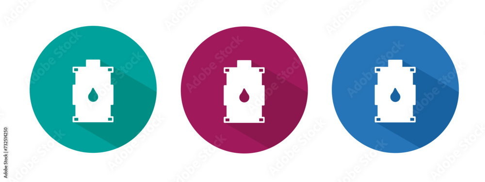 Icon for oil barrel vector illustration in flat. Vector stock. Icon for oil barrel vector illustration in flat. Vector stock.