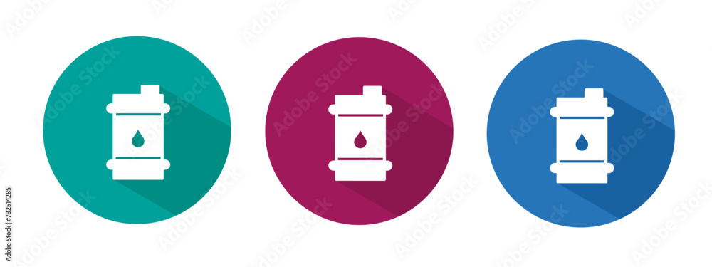 Icon for oil barrel vector illustration in flat. Vector stock. Icon for oil barrel vector illustration in flat. Vector stock.