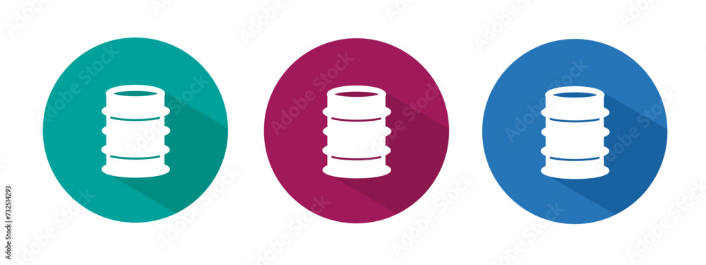 Icon for oil barrel vector illustration in flat. Vector stock. Icon for oil barrel vector illustration in flat. Vector stock.