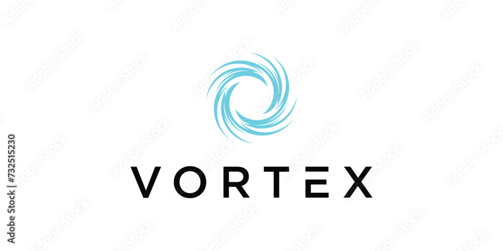 Vortex Logo design Vector Art, Icons, and Graphics| premium vector