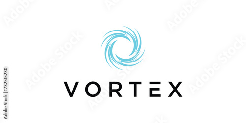 Vortex Logo design Vector Art, Icons, and Graphics| premium vector