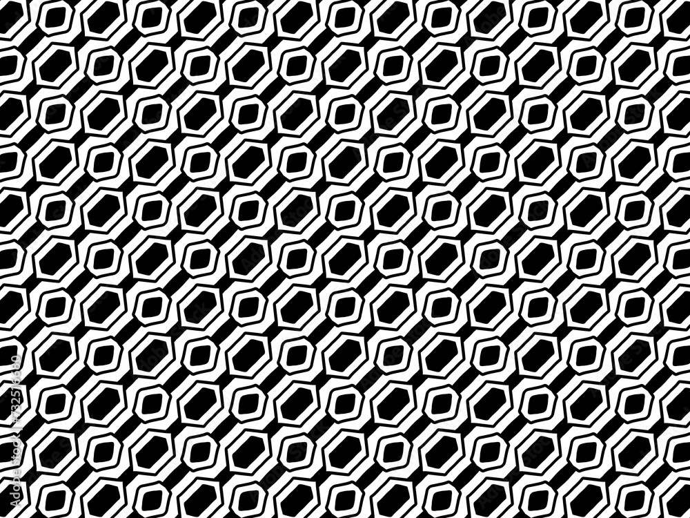 art pattern with black and white lines background