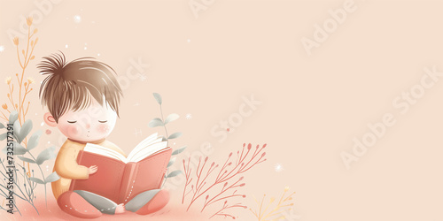 Sfondo per libri per bambini. Spazio per messaggio.