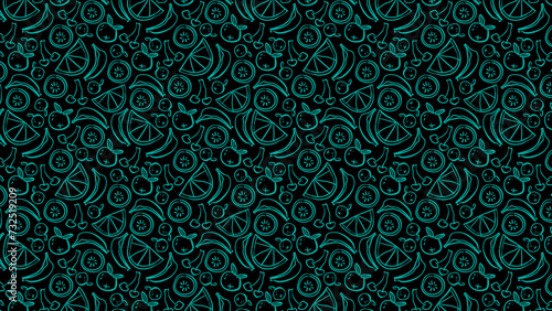 seamless pattern modern aesthetic design