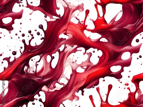 Wallpaper Mural Red wine splash, close up Torontodigital.ca