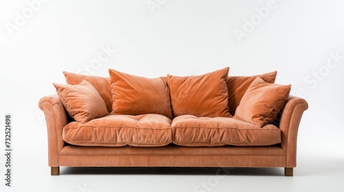 Couch With Abundant Pillows