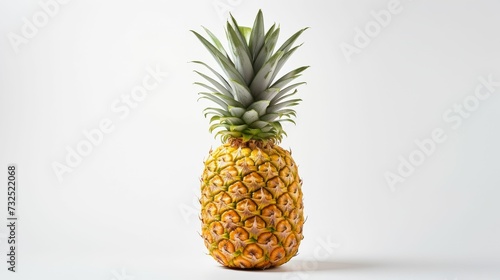 Pineapple on White Table