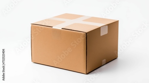 Cardboard Box With White Cross © fysaladobe