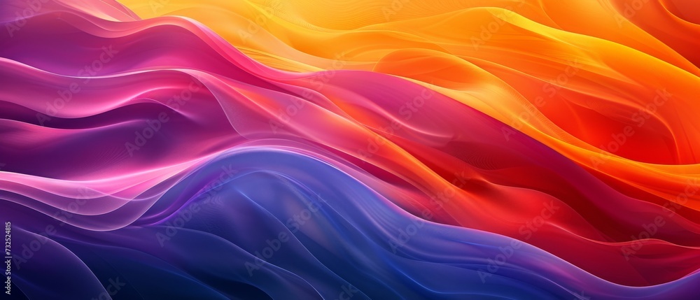 abstract background with colorful waves