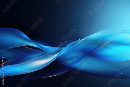 Abstract background awareness turqoise blue ribbon  photo