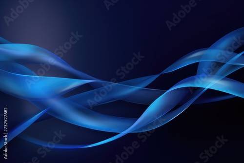 Abstract background awareness navy blue ribbon