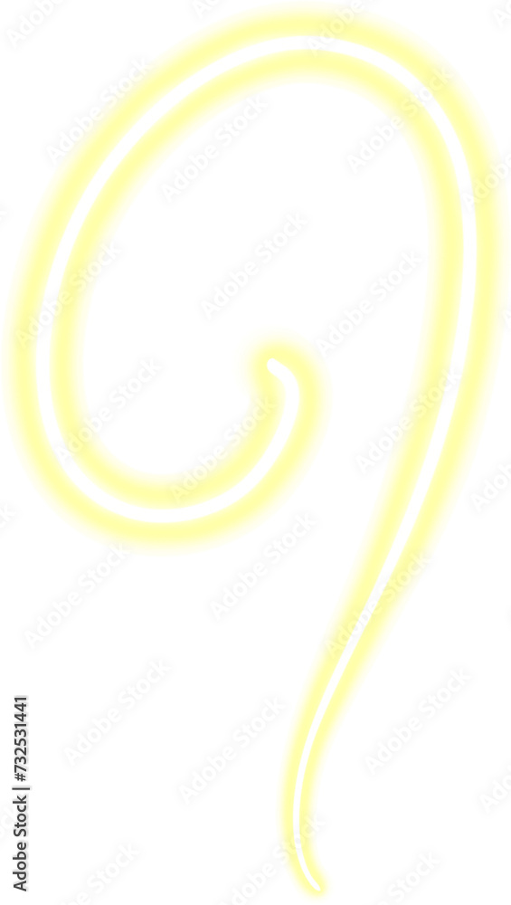 lighting lines curve and twirl. Neon design lighting lines curve and twirl. Neon design
