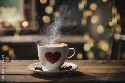 A Cup of Coffee With Steam Rising