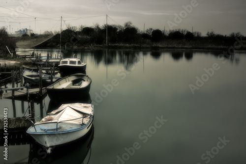 Old, broken Italian boats (Ravenna) © RedRumStudio