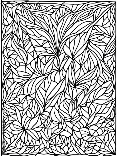 Geometric pattern coloring pages