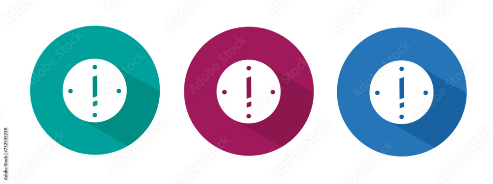 Icon for caution sign vector illustration in flat. Vector stock. Icon for caution sign vector illustration in flat. Vector stock.