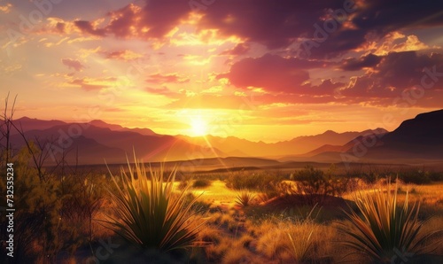 HD Desert Sunset