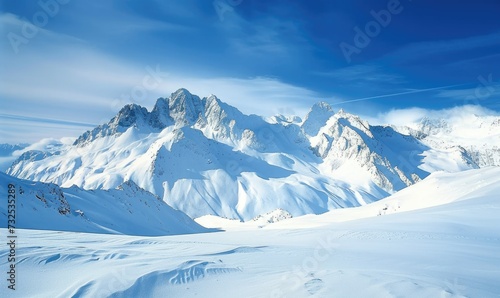 HD Snowy Mountains