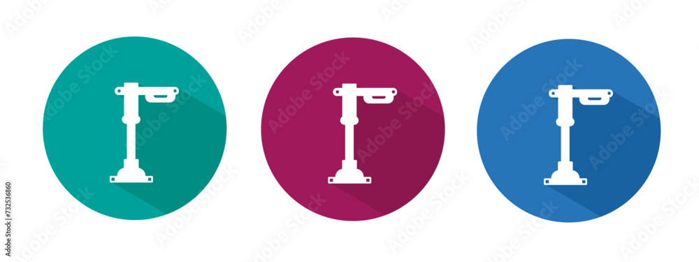 Icon for street light vector illustration in flat. Vector stock. Icon for street light vector illustration in flat. Vector stock.