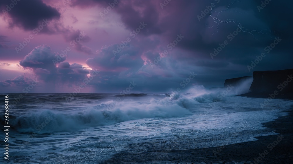 Dynamic Seascape: Embracing the Power of the Ocean