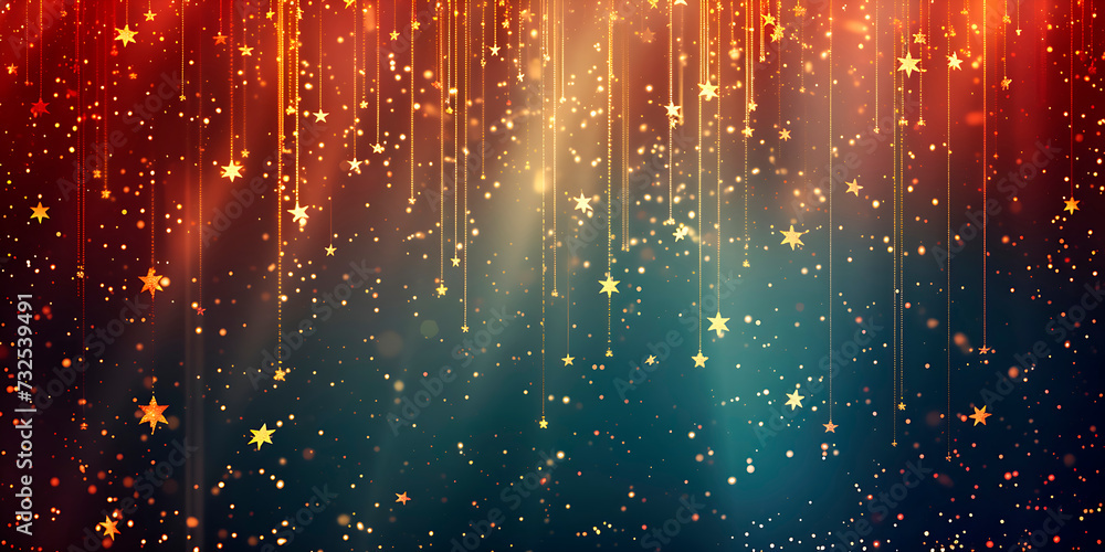 Glitter abstract background with sparkling golden particles and bokeh Glitter abstract background with sparkling golden particles and bokeh