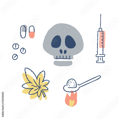 危険ドラッグ・違法薬物のイメージ