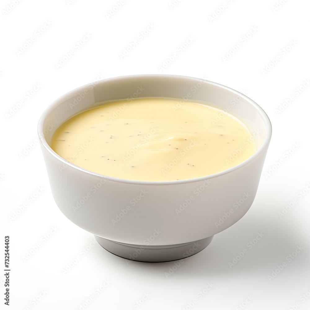 bisque soup closeup isolated on white background bisque soup closeup isolated on white background