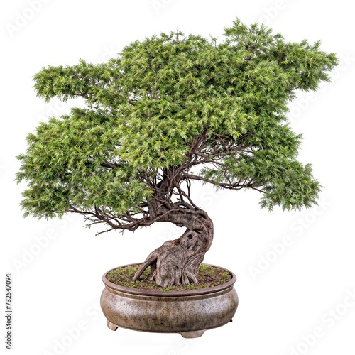 bonsai tree in a ancient pot