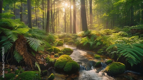 Wallpaper Mural Sunshine Serenade: A Symphony of Light and Nature Torontodigital.ca