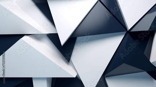 Wallpaper Mural Dynamic abstract shapes in dark hues, merge Bauhaus design with futuristic elements. Torontodigital.ca