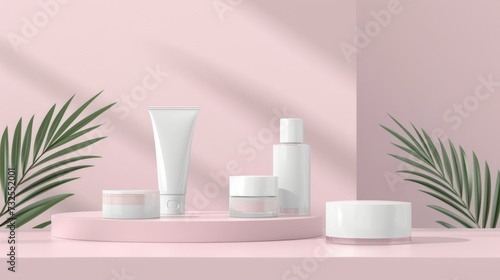 cosmetic mocup