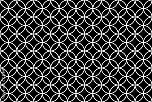 Vector Japanese Vintage Seamless Pattern Horizontally Vertically Repeatable 2