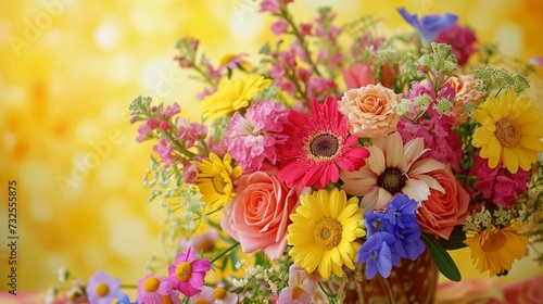 Bouquet of flowers. © Rabia Fatima