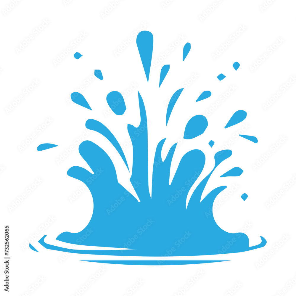 Water splashes vector Water splashes vector