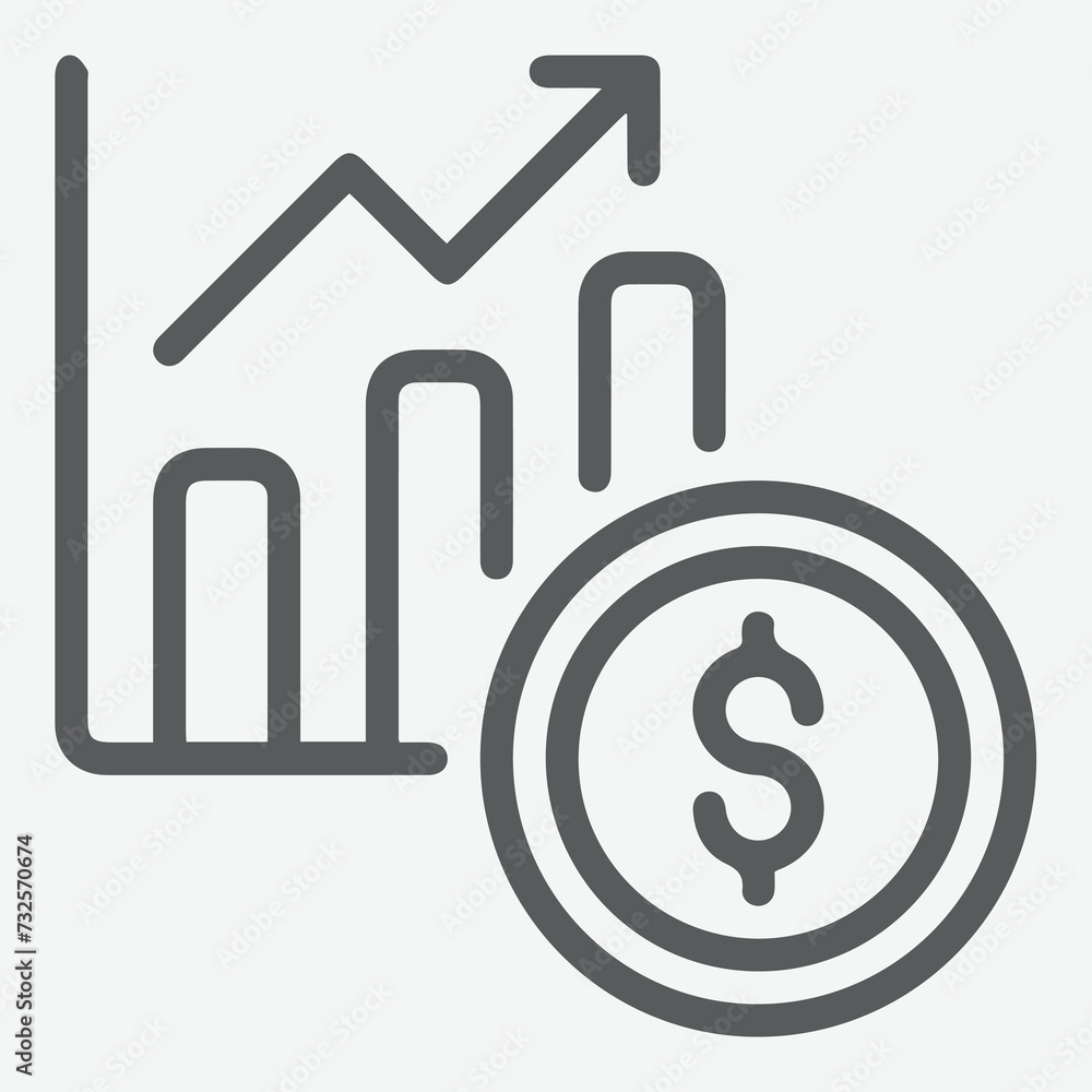 Growth business icon, Investment icon. Icons symbol, and Premium quality graphic design elements. Modern signs, linear pictograms, objects, filled symbols, Vector Art Growth business icon, Investment icon. Icons symbol, and Premium quality graphic design elements. Modern signs, linear pictograms, objects, filled symbols, Vector Art
