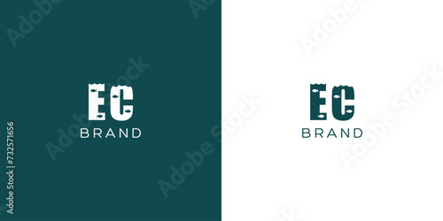 EC vector logo design photo