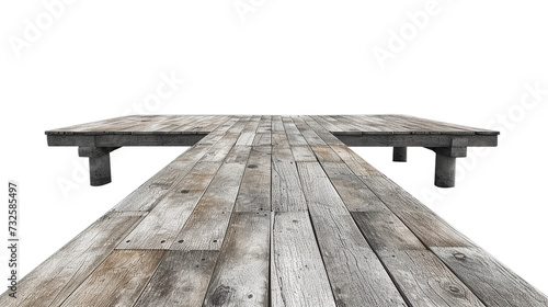 Pier isolated on transparent background