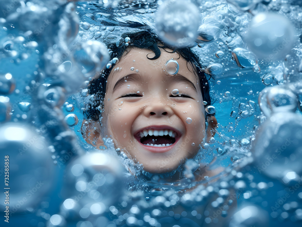 child in water child in water