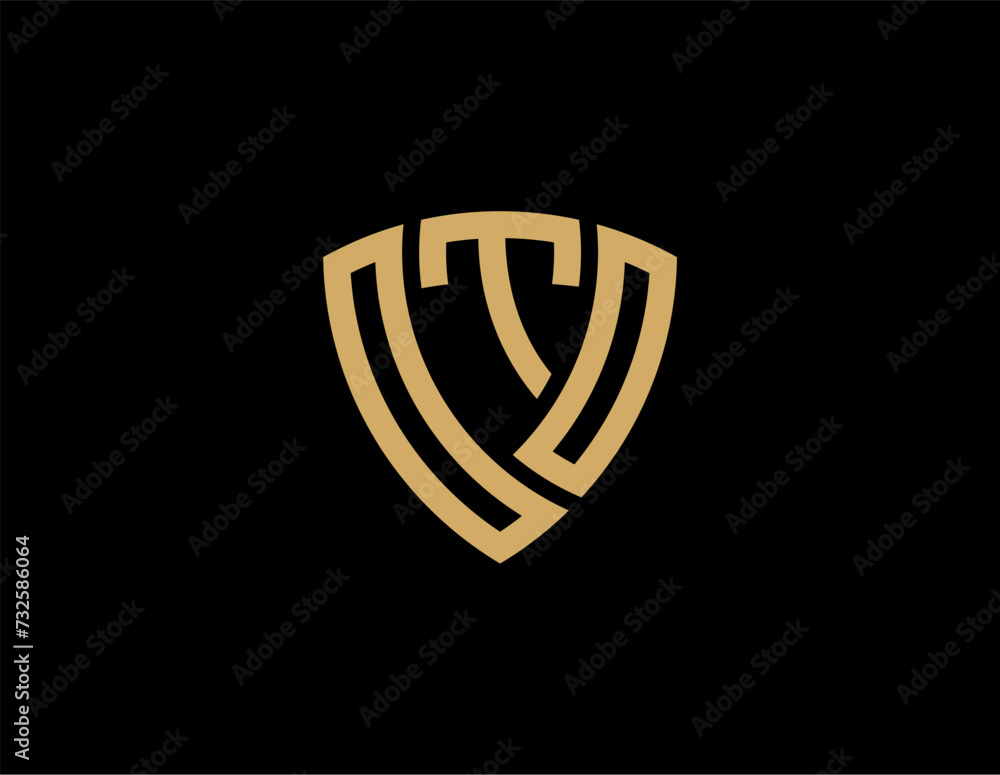 OTO creative letter shield logo design vector icon illustration OTO creative letter shield logo design vector icon illustration