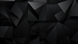 Black abstract geometric background. Modern shape concept gigapixel standard scale