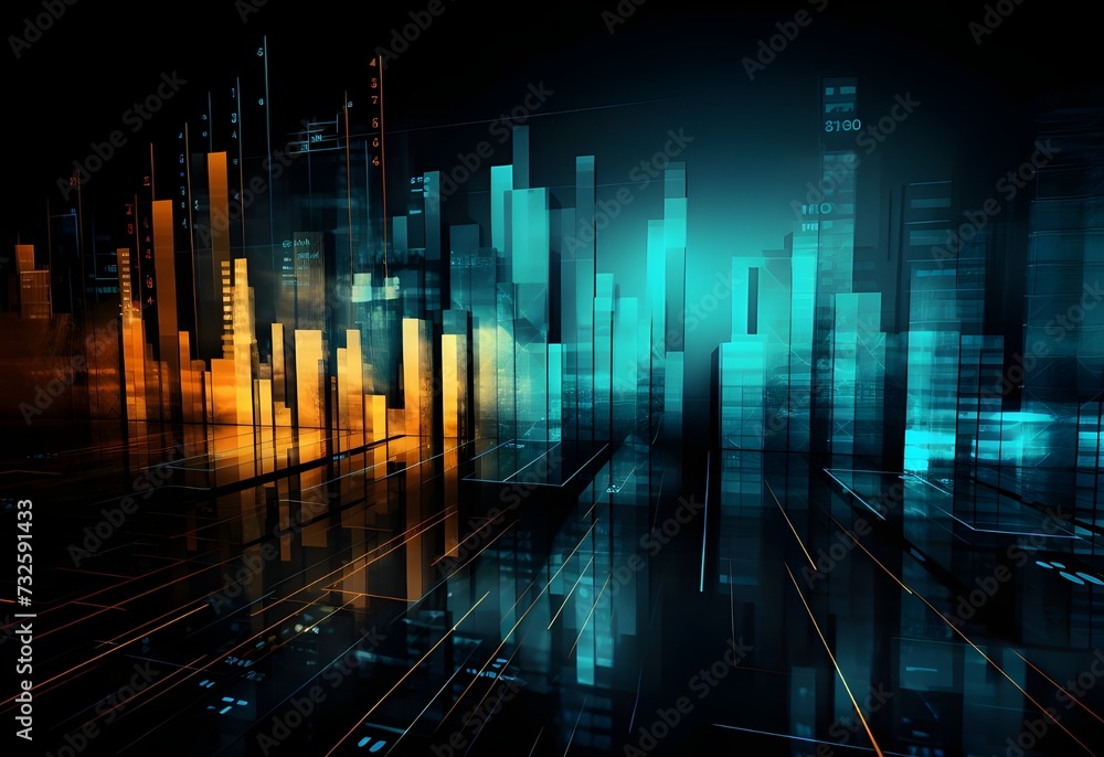 financial digital modern background financial digital modern background