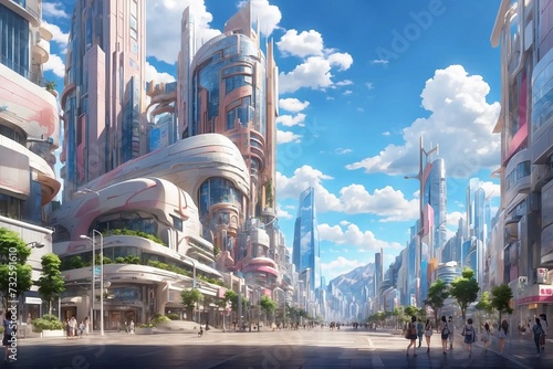 Immerse yourself in a world of stunning anime-inspired architecture