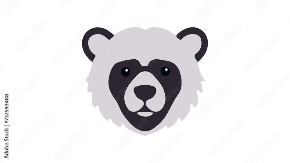 gray bear vector, bear face illustration, gray bear face illustration gray bear vector, bear face illustration, gray bear face illustration