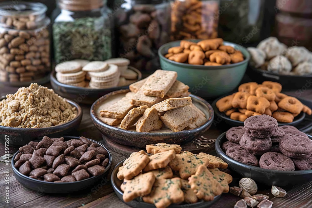 Homemade Healthy Pet Treats Display
Homemade Healthy Pet Treats Display