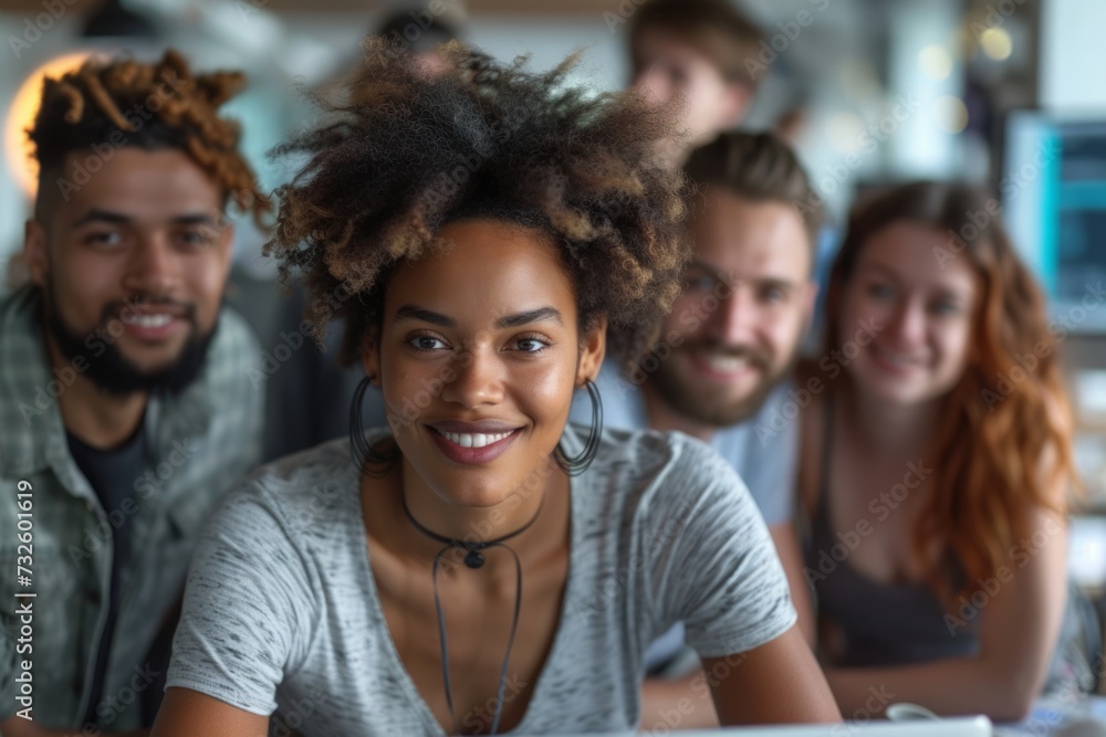 The spirit of collaboration, a diverse team shares a moment of unity, their collective focus a testament to teamwork and shared goals.
The spirit of collaboration, a diverse team shares a moment of unity, their collective focus a testament to teamwork and shared goals.