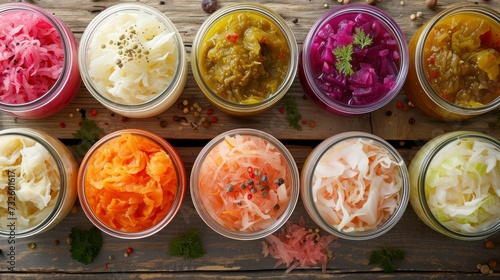 A Rich Array of Fermented Foods, Offering the Gut Health Benefits of Sauerkraut and Kimchi