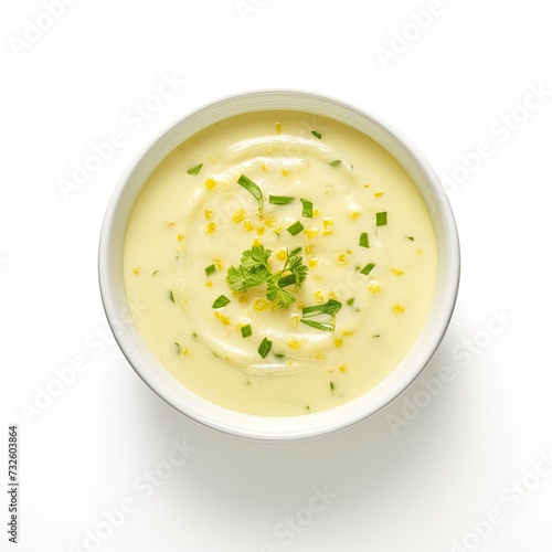 Corn soup closeup