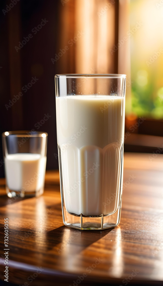 Glass of Milk, Table, Drink, Beverage, Refreshment, Dairy, Healthy, Nutrition, Fresh, White, Cow's Milk, Dairy Product, Calcium, Breakfast, Cold, AI Generated Glass of Milk, Table, Drink, Beverage, Refreshment, Dairy, Healthy, Nutrition, Fresh, White, Cow's Milk, Dairy Product, Calcium, Breakfast, Cold, AI Generated