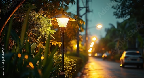 Solar Energy-Driven LED Street Lighting for Environmentally Friendly Outdoor Spaces