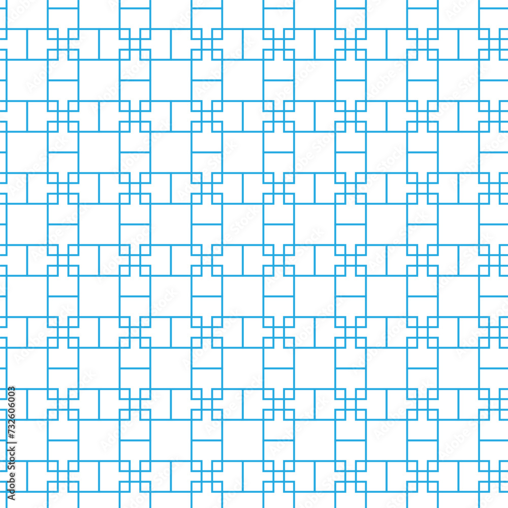 abstract seamless repeatable blue rectangle pattern.